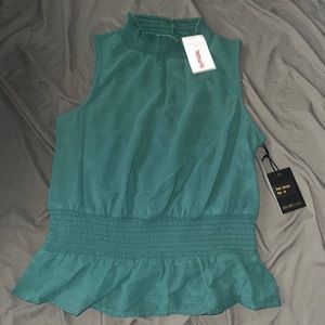 Emerald Green high neck blouse